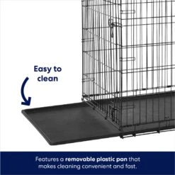 Frisco Heavy Duty Fold & Carry Single Door Collapsible Wire Dog Crate -Pet Dog Supplies Store 109783 PT3. AC SS1800 V1667229294