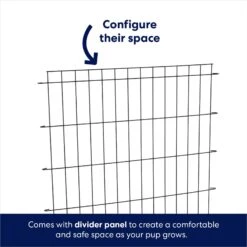 Frisco Heavy Duty Fold & Carry Double Door Collapsible Wire Dog Crate -Pet Dog Supplies Store 109789 PT4. AC SS1800 V1667228667