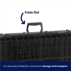 Frisco Heavy Duty Fold & Carry Double Door Collapsible Wire Dog Crate -Pet Dog Supplies Store 109789 PT5. AC SS1800 V1667228785