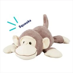 Frisco Monkey Plush Squeaky Dog Toy -Pet Dog Supplies Store 147043 PT2. AC SS1800 V1686580081