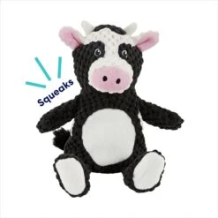 Frisco Cow Textured Plush Squeaky Dog Toy -Pet Dog Supplies Store 147059 PT2. AC SS1800 V1691776574