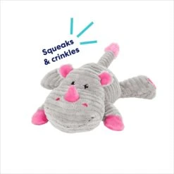 Frisco Rhino Corduroy Plush Squeaky Dog Toy -Pet Dog Supplies Store 152828 PT2. AC SS1800 V1695671061