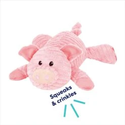 Frisco Corduroy Plush Squeaking Pig Dog Toy 8 Frisco Corduroy Plush Squeaking Pig Dog Toy -Pet Dog Supplies Store 152832 PT2. AC SS1800 V1692020044