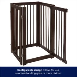 Frisco Deluxe Configurable 4-Panel Wood Dog Gate -Pet Dog Supplies Store 156793 PT5. AC SS1800 V1671203001