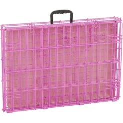 Frisco Fold & Carry Single Door Collapsible Wire Dog Crate, Pink -Pet Dog Supplies Store 160806 PT5. AC SS1800 V1561066320