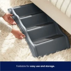 Frisco Foldable Nonslip Cat & Dog Stairs 8 Frisco Foldable Nonslip Cat & Dog Stairs -Pet Dog Supplies Store 206569 PT5. AC SS1800 V1668186538