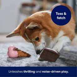 Frisco Ice Cream Sandwich & Ice Cream Cone Latex Squeaky Dog Toy -Pet Dog Supplies Store 213840 PT3. AC SS1800 V1695242030