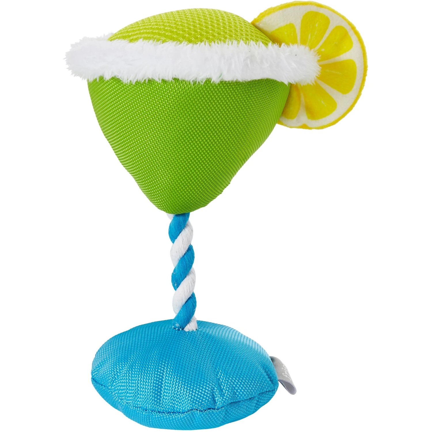 Frisco Summer Fun Margarita Plush & Rope Dog Toy 1 Frisco Summer Fun Margarita Plush & Rope Dog Toy