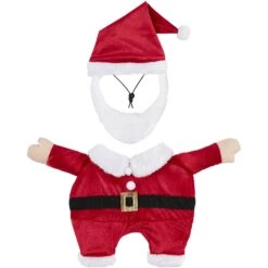Frisco Front Walking Santa Dog & Cat Costume, 1 Count -Pet Dog Supplies Store 228785 PT4. AC SS1800 V1600708691
