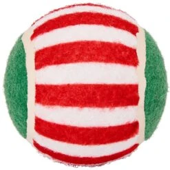 Frisco Holiday Wreath Fetch Squeaky Tennis Ball Dog Toy -Pet Dog Supplies Store 233189 PT2. AC SS1800 V1665759769