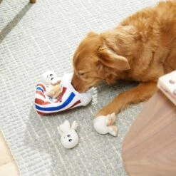 Frisco Zoomies & Chill Popcorn Hide & Seek Puzzle Plush Squeaky Dog Toy -Pet Dog Supplies Store 241679 PT6. AC SS1800 V1610756768