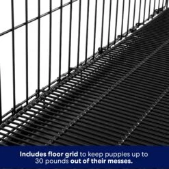 Frisco Heavy Duty All-in-1 Multi-Stage 3 Door Collapsible Wire Dog Crate -Pet Dog Supplies Store 247915 PT3. AC SS1800 V1609194742