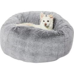 Frisco Plush Pouf Pillow Cat & Dog Bed 6 Frisco Plush Pouf Pillow Cat & Dog Bed -Pet Dog Supplies Store 255195 PT2. AC SS1800 V1616076741