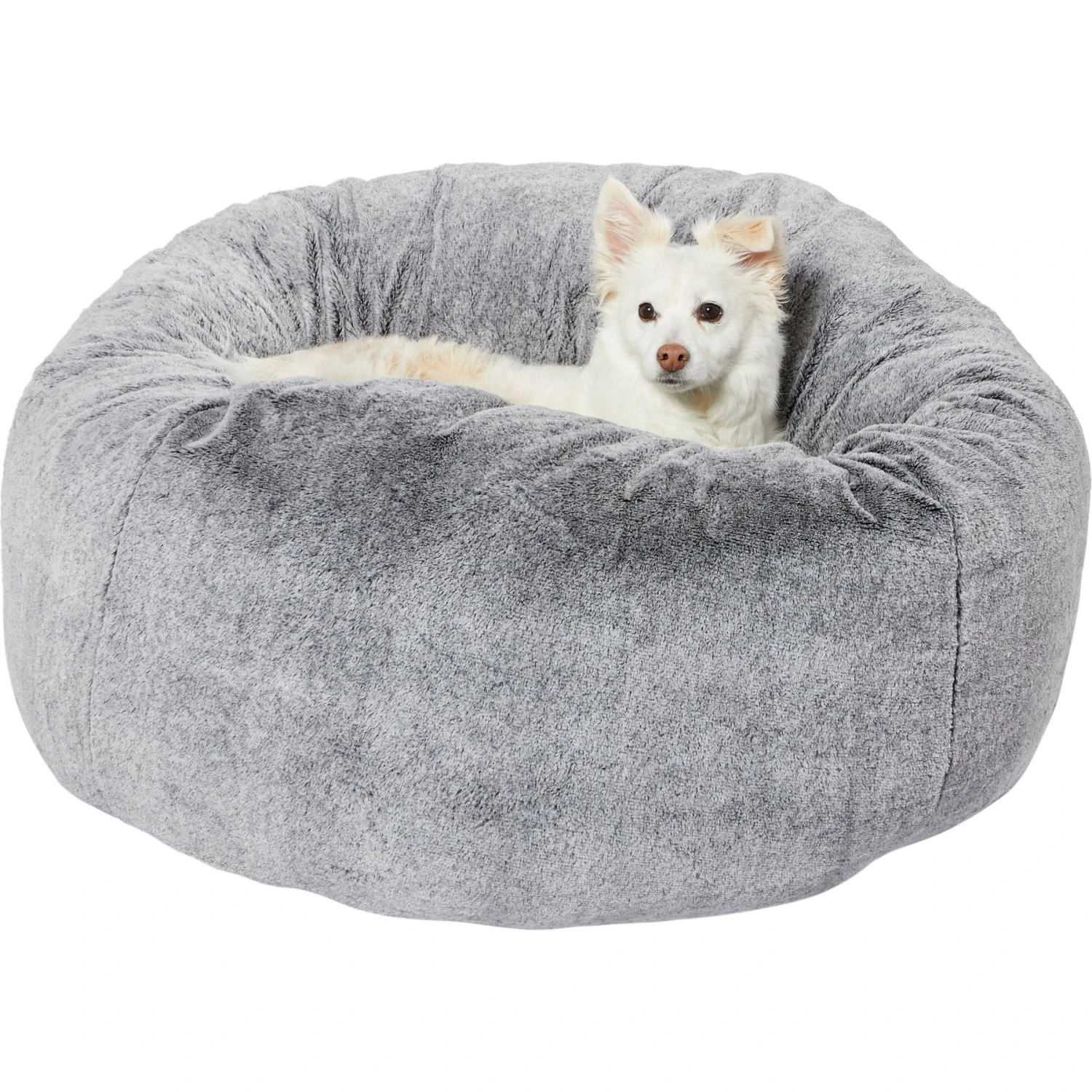 Frisco Plush Pouf Pillow Cat & Dog Bed 3 Frisco Plush Pouf Pillow Cat & Dog Bed - Image 3