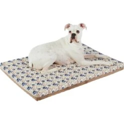 Frisco Micro Terry & Novelty Print Reversible Orthopedic Dog Crate Mat -Pet Dog Supplies Store 255345 PT2. AC SS1800 V1616087643