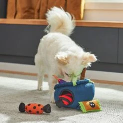 Frisco Halloween Candy Cauldron Hide & Seek Puzzle Plush Squeaky Dog Toy -Pet Dog Supplies Store 270490 PT3. AC SS1800 V1689878557