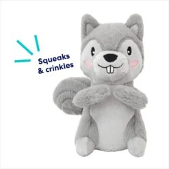Frisco Camping Squirrel Plush Squeaky Dog Toy -Pet Dog Supplies Store 271001 PT2. AC SS1800 V1686579152