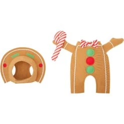 Frisco Front Walking Gingerbread Dog & Cat Costume -Pet Dog Supplies Store 276156 PT4. AC SS1800 V1631569278