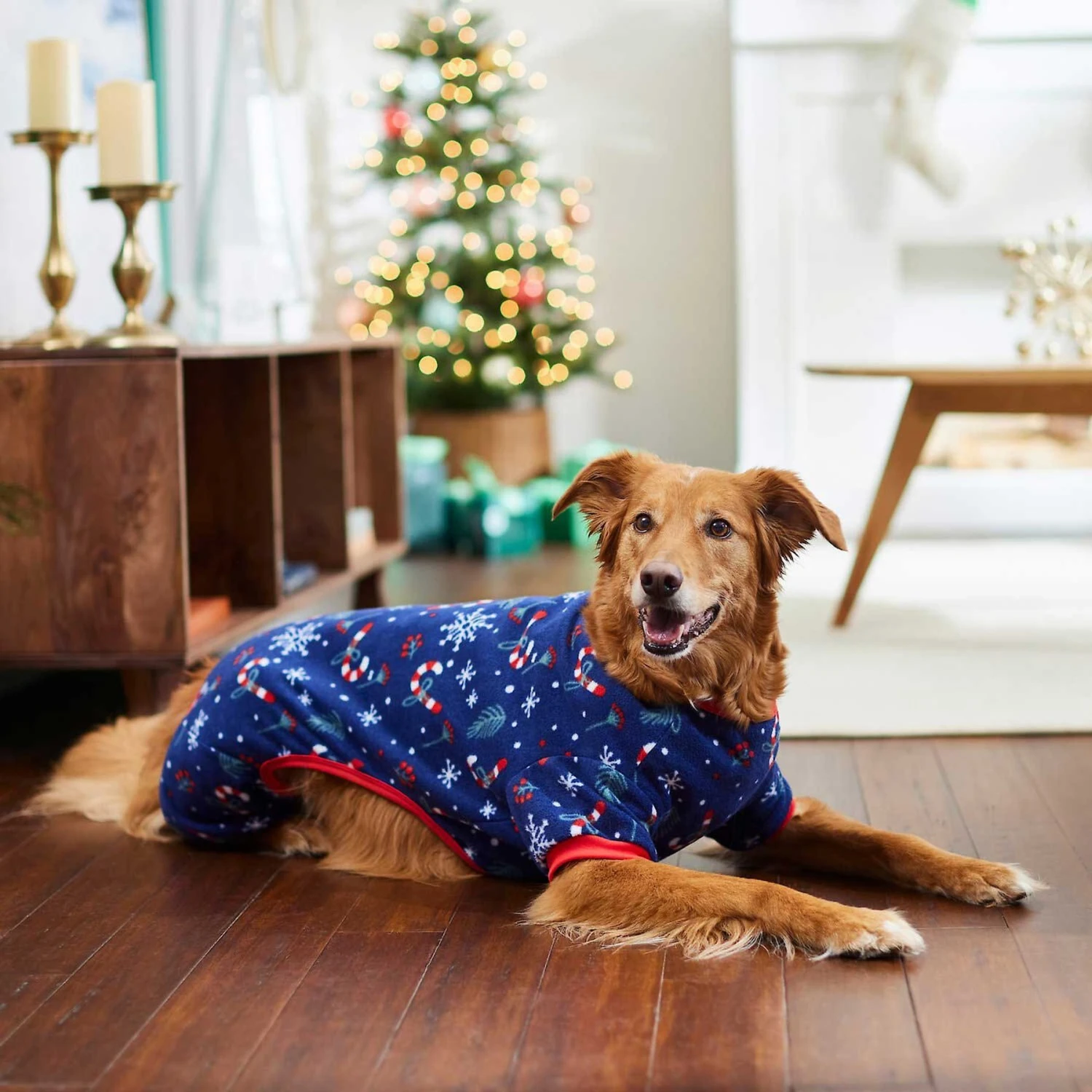 Frisco Snowy Nights Dog & Cat Cozy Polar Fleece PJs 6 Frisco Snowy Nights Dog & Cat Cozy Polar Fleece PJs - Image 6