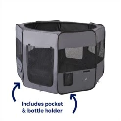 Frisco Soft-Sided Dog, Cat & Small Pet Exercise Playpen 9 Frisco Soft-Sided Dog, Cat & Small Pet Exercise Playpen -Pet Dog Supplies Store 277929 PT3. AC SS1800 V1667227657