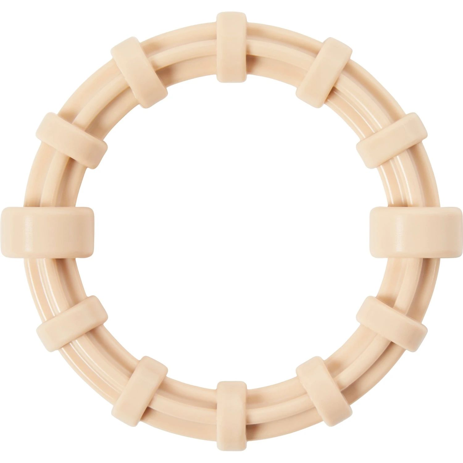 Frisco Ring Tough Nylon Chew Dog Toy, Chicken Flavor 1 Frisco Ring Tough Nylon Chew Dog Toy, Chicken Flavor