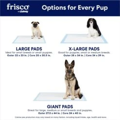 Frisco Giant Non-Skid Ultra Premium Dog Training & Potty Pads -Pet Dog Supplies Store 309754 PT2. AC SS1800 V1674664869