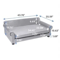 Frisco Sofa Pet Bed With Removable Cover & Frisco Eyelash Cat & Dog Blanket 11 Frisco Sofa Pet Bed With Removable Cover & Frisco Eyelash Cat & Dog Blanket -Pet Dog Supplies Store 319504 PT2. AC SS1800 V1630626372