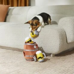 Frisco Beer & Keg Plush Squeaky Dog Toy, 4 Count -Pet Dog Supplies Store 327047 PT3. AC SS1800 V1648667317
