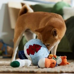 Frisco Holiday Melting Snow Globe Hide & Seek Puzzle Plush Squeaky Dog Toy -Pet Dog Supplies Store 739910 PT3. AC SS1800 V1695045656