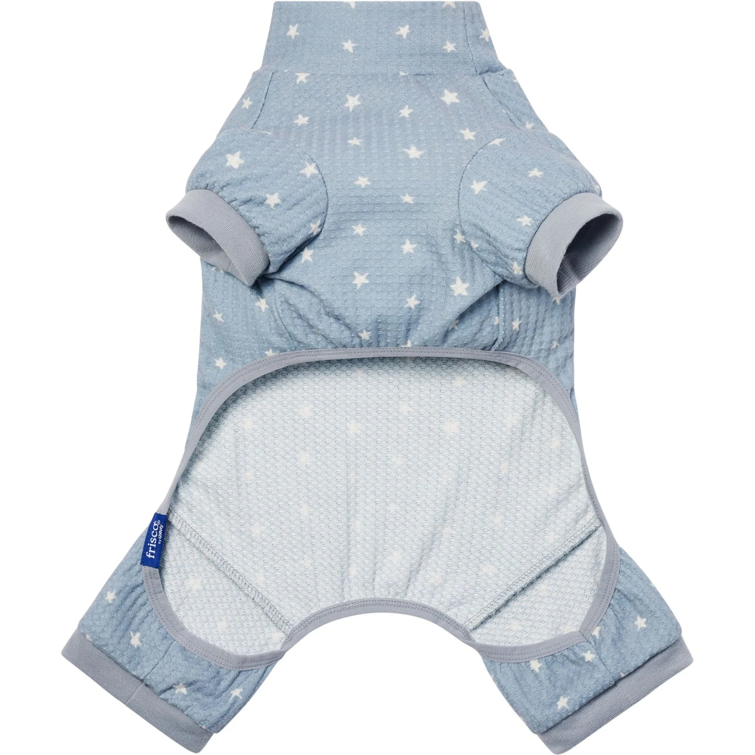 Frisco Cozy Waffle Knit Dog & Cat PJs, Starry Night 5 Frisco Cozy Waffle Knit Dog & Cat PJs, Starry Night - Image 5