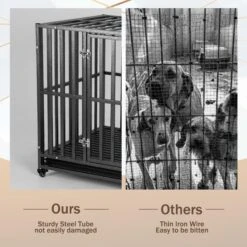 SMONTER Two Doors Heavy Duty Dog Crate -Pet Dog Supplies Store 904190 PT2. AC SS1800 V1688398418