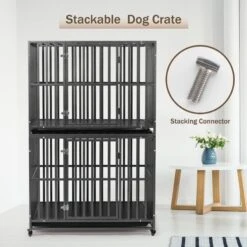 SMONTER Two Doors Heavy Duty Dog Crate -Pet Dog Supplies Store 904190 PT6. AC SS1800 V1688398365