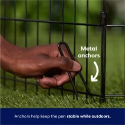 Frisco Wire Dog & Small Pet Exercise Pen With Step-Through Door -Pet Dog Supplies Store 97484 PT3. AC SS1800 V1667228559