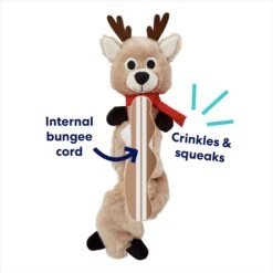 Frisco Holiday Reindeer Bungee Plush Squeaky Dog Toy & Frisco Holiday Snowman Bungee Plush Squeaky Dog Toy -Pet Dog Supplies Store 986126 PT3. AC SS1800 V1698346244