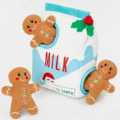 Frisco Holiday Hot Cocoa Hide & Seek Puzzle Plush Squeaky Dog Toy & Frisco Holiday Milk & Gingerbread Cookies Hide & Seek Puzzle Plush Squeaky Dog Toy -Pet Dog Supplies Store 986142 PT5. AC SS1800 V1698258115
