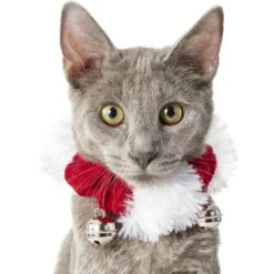 Frisco Holiday Dog & Cat Santa Hat, 1 Count & Frisco Jingle Bells Dog & Cat Holiday Collar With Bells, 1 Count -Pet Dog Supplies Store 986254 PT6. AC SS1800 V1698258115